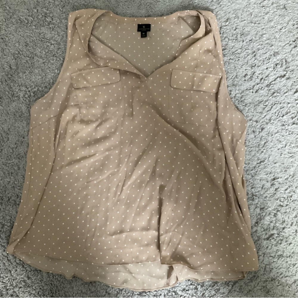 Worthington Polka Dot Blouse